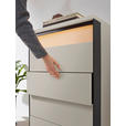 KOMMODE KOMMODE  in 58/88/38 cm  - Beige/Schwarz, KONVENTIONELL, Holzwerkstoff (58/88/38cm) - Voleo