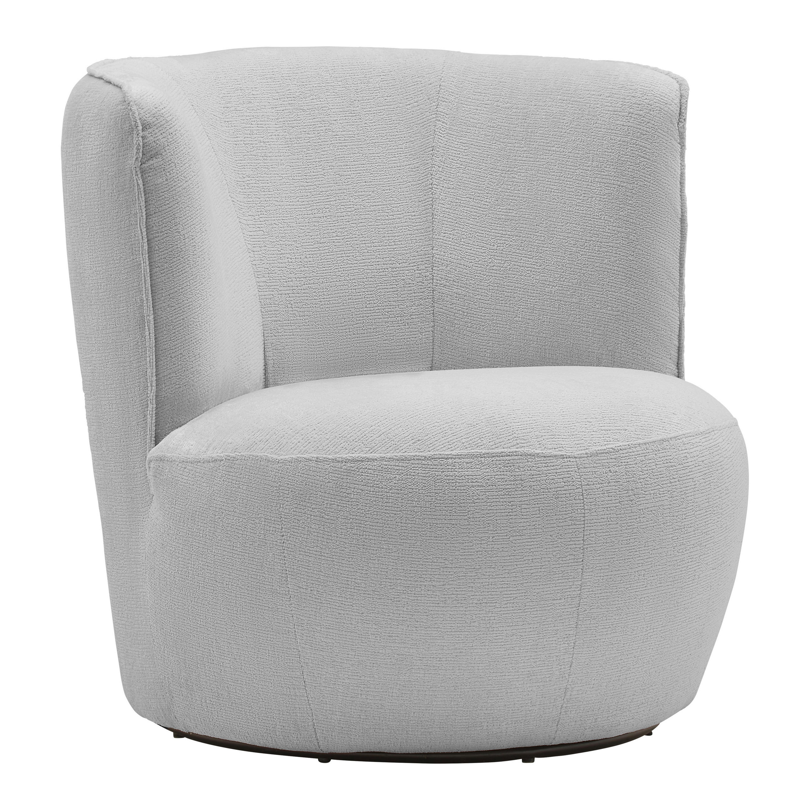 FÅTÖLJ i textil ljusgrå  - ljusgrå/svart, Modern, metall/textil (77/81/85cm) - MID.YOU