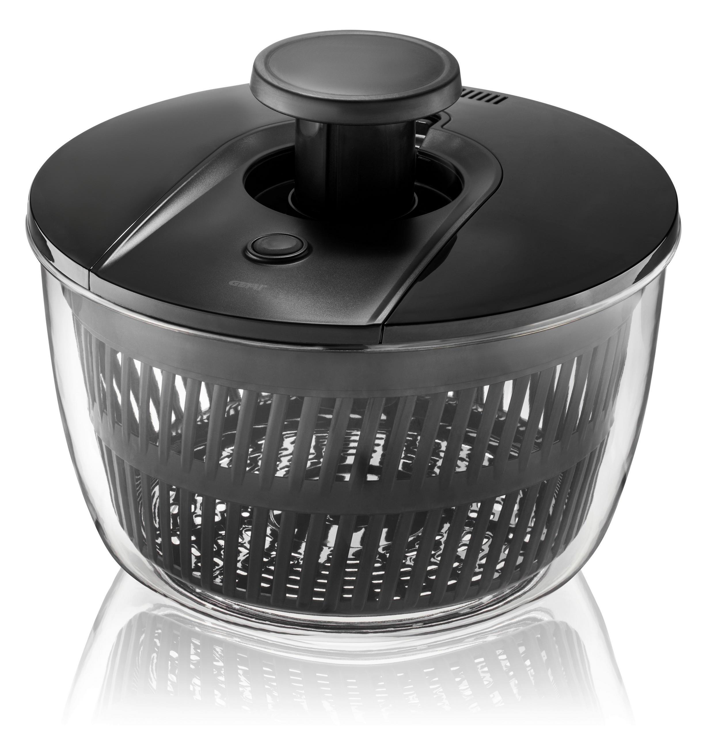 SALATSCHLEUDER PUSH IT  - Schwarz, Basics (26/16,5cm) - Gefu