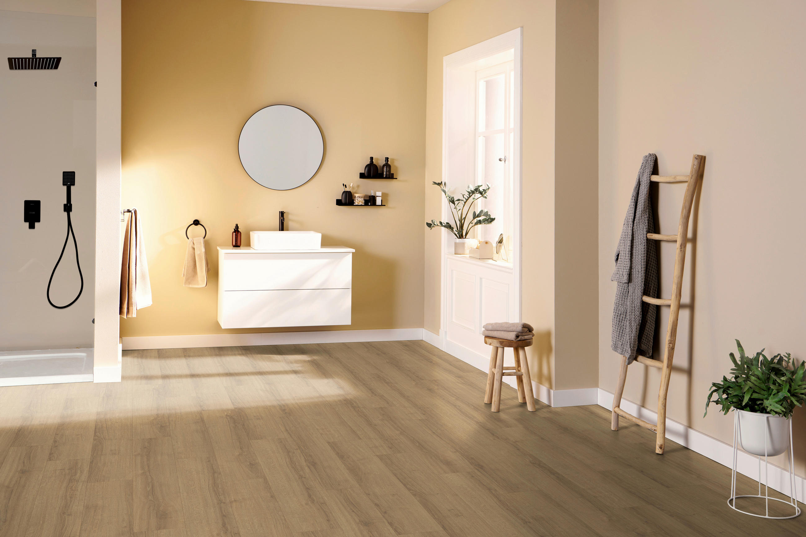 LAMINATBODEN Sherman Eiche EGGER Nature Sense Aqua  per  m² - Eichefarben/Braun, KONVENTIONELL, Holzwerkstoff (129.2/19.3/0.8cm) - Egger Holzwerkstoffe
