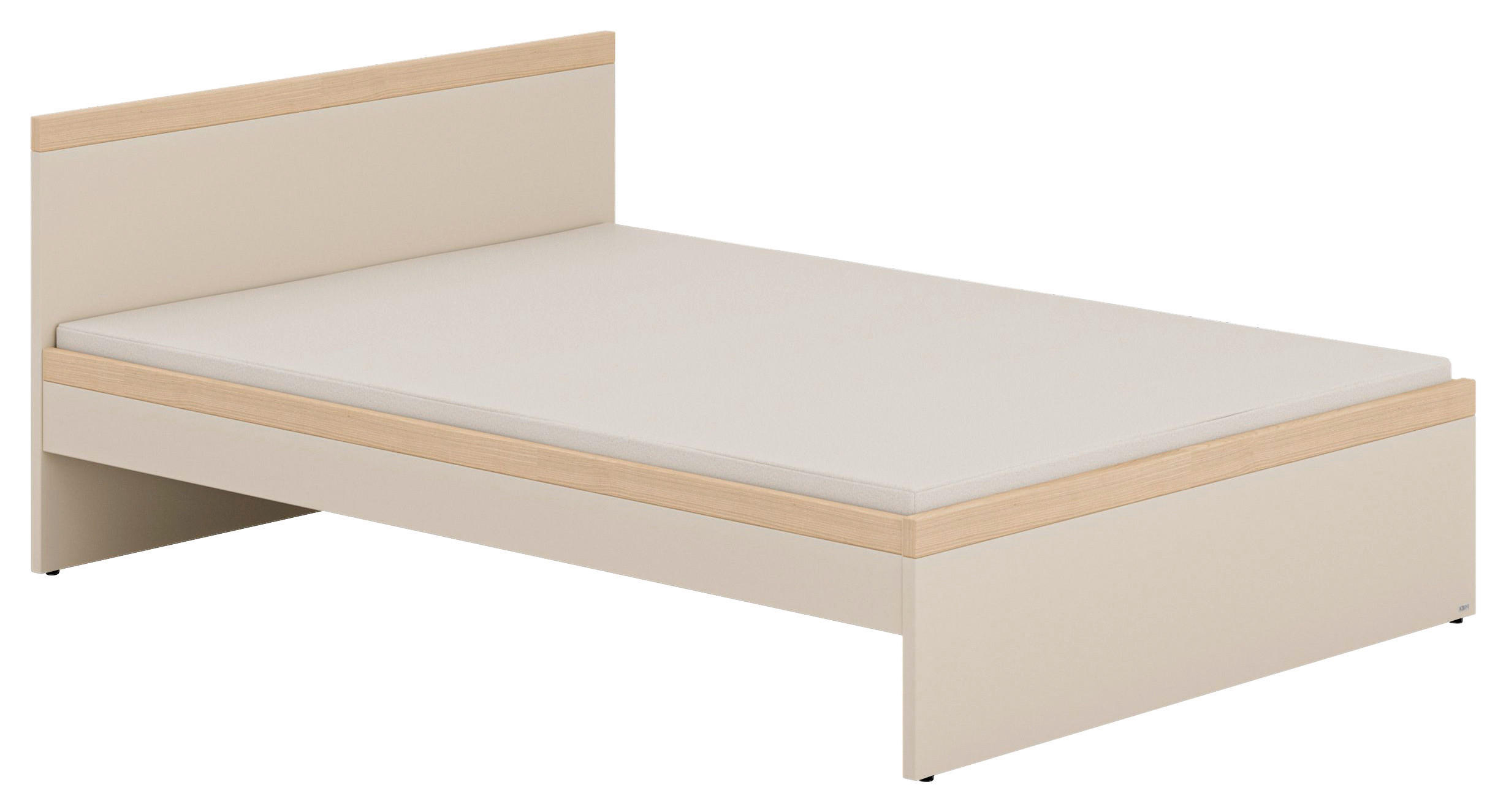 BETT 140/200 cm  in Beige  - Beige, Design (140/200cm) - Paidi