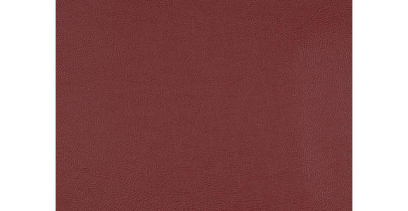 ECKSOFA  in Echtleder Rot  334/176 cm  - Rot/Schwarz, Design, Leder/Metall (334/176cm) - Dieter Knoll