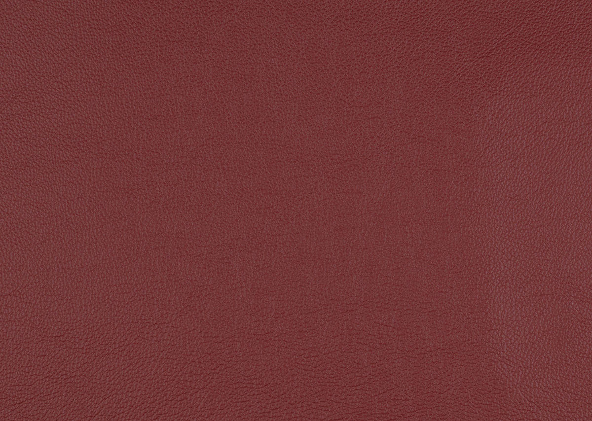 ECKSOFA in Echtleder Rot  - Rot/Schwarz, Design, Leder/Metall (334/176cm) - Dieter Knoll