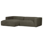 ECKSOFA in Chenille Dunkelgrau  175/280 cm  - Dunkelgrau/Schwarz, Design, Kunststoff/Textil (175/280cm) - Landscape