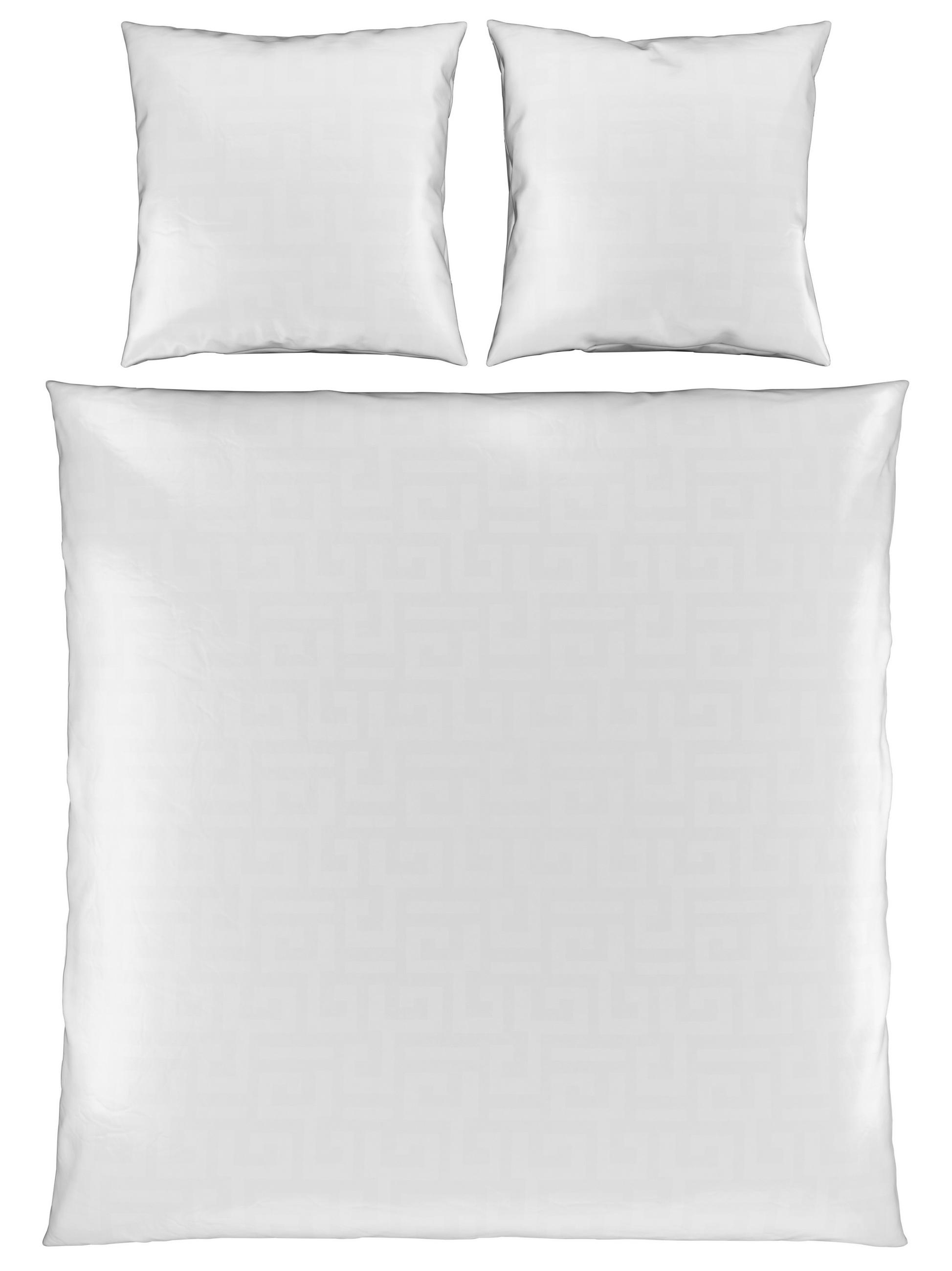 OBOUSTRANNÉ POVLEČENÍ, satén, bílá, 200/200 cm - bílá, Basics, textil (200/200cm) - Bio:Vio