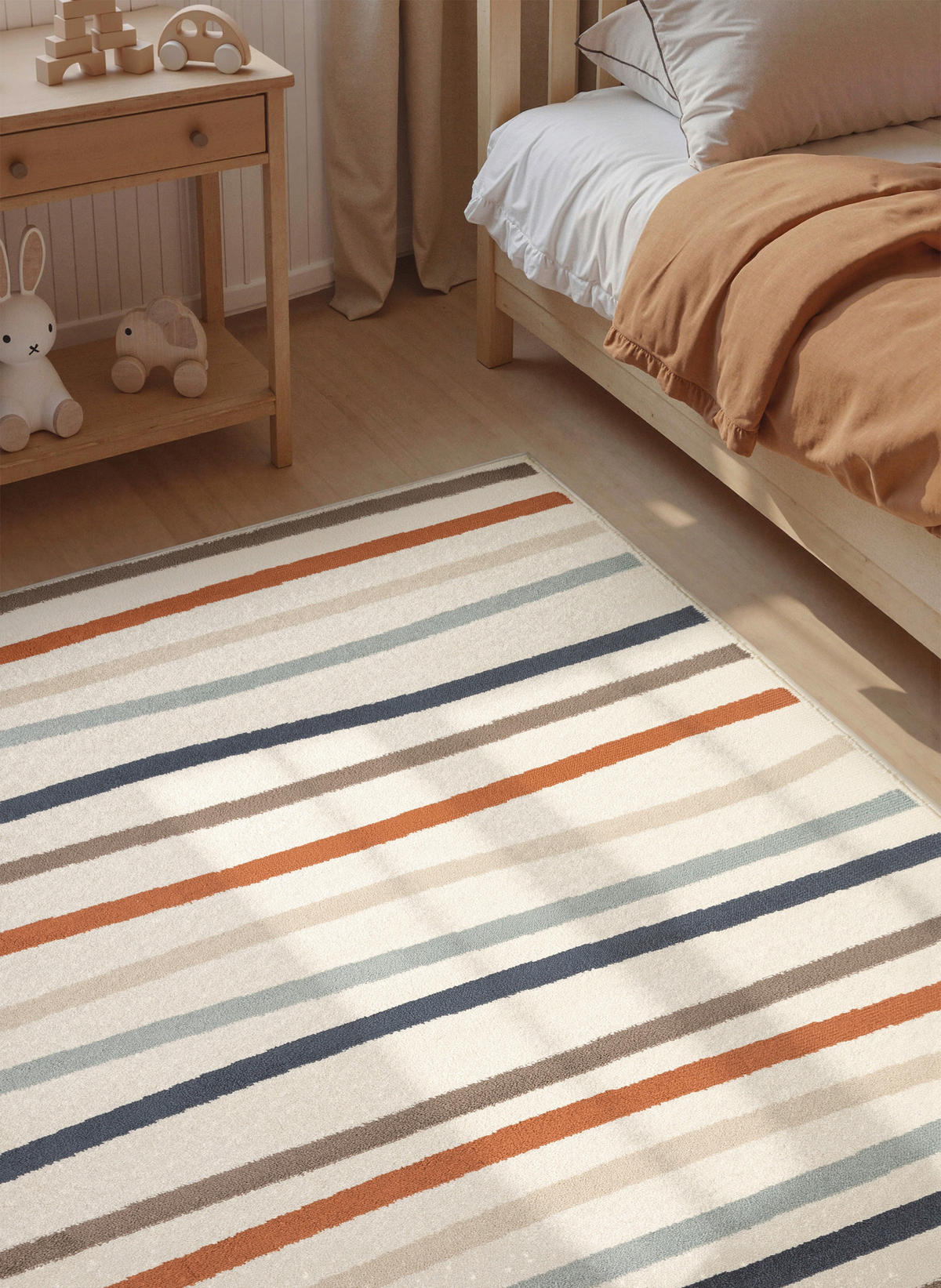 KINDERTEPPICH 200/290 cm Adventures Streifen  - Multicolor/Creme, Design, Kunststoff/Textil (200/290cm) - Hanse Home