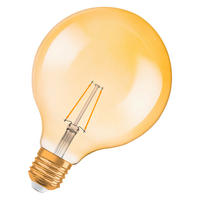 LED-LEUCHTMITTEL   E27 2,5 W 220 lm  - Goldfarben, Basics, Glas (12,4/16,8cm) - Osram