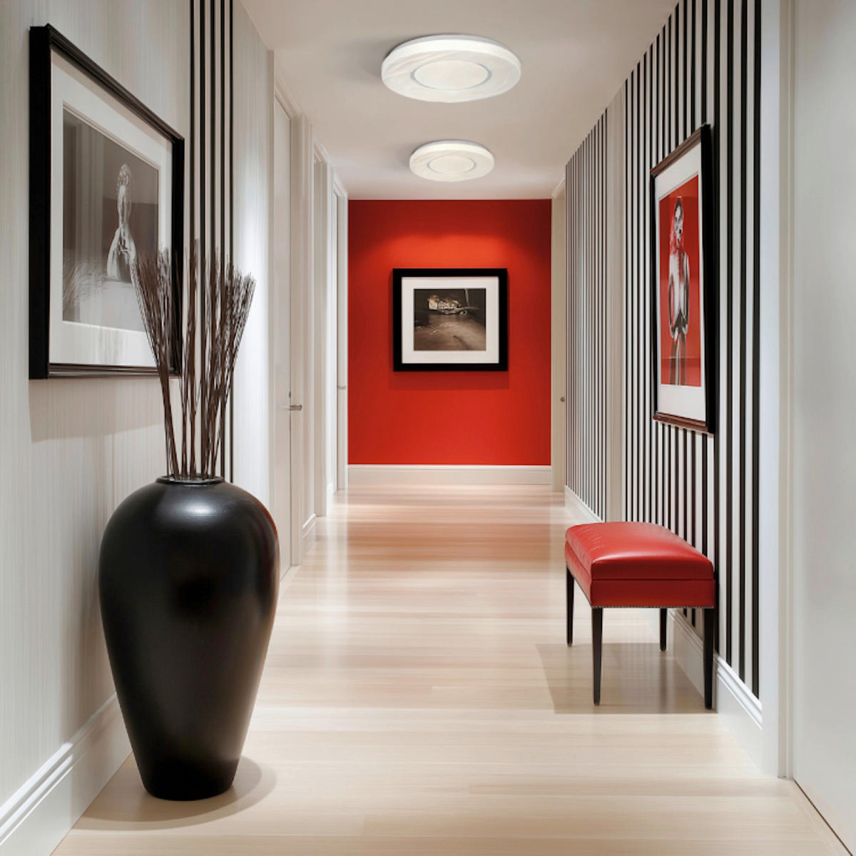 LED-DECKENLEUCHTE Tenaro  6/33/33 cm  - Weiß, Design, Kunststoff (6/33/33cm)