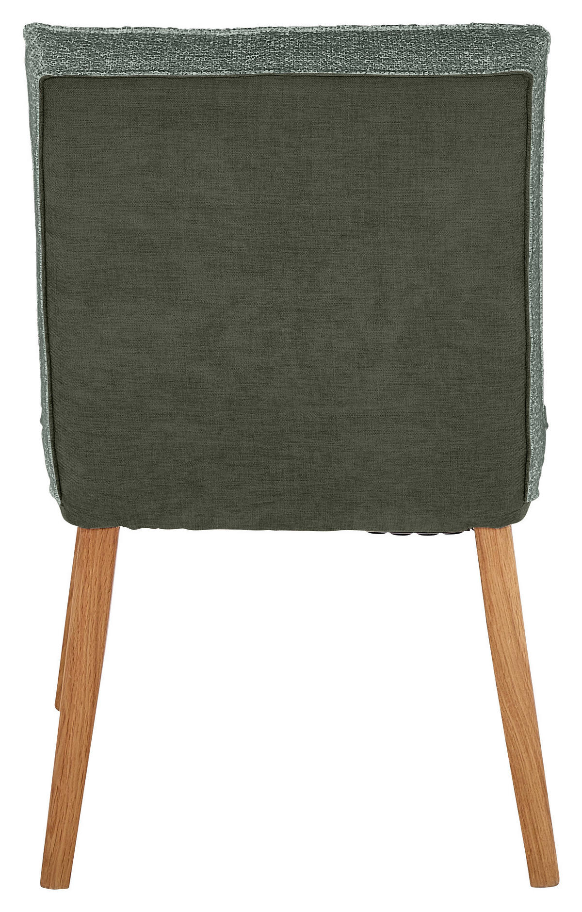 STUHL  in Webstoff, Mikrofaser  - Eichefarben/Grün, Design, Holz/Textil (49/86/67cm) - Linea Natura