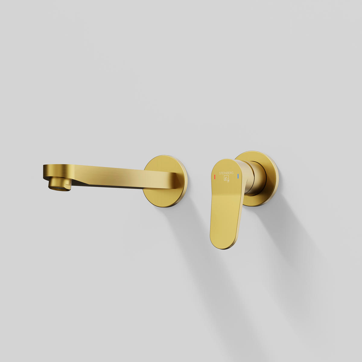 WASCHTISCHARMATUR 340 1814 3 BG  - Goldfarben, MODERN, Metall (22,9/10/22cm)