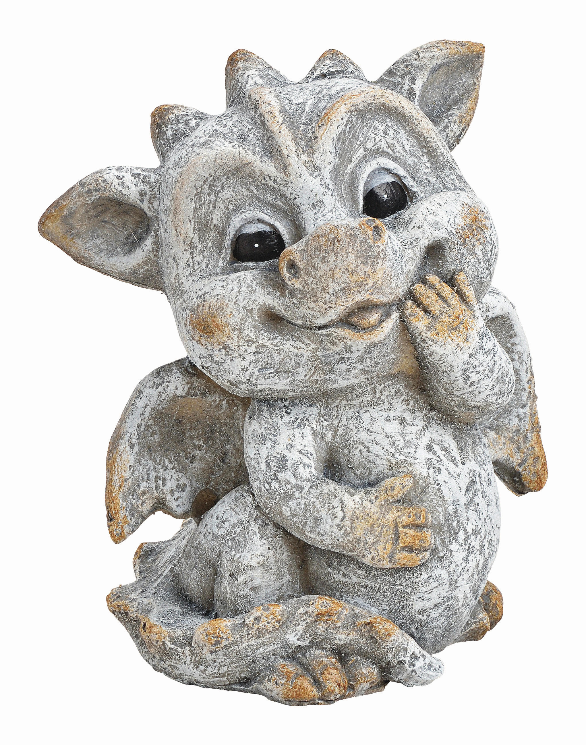 XXXLutz Dekodrache Grau 12x17x9 cm