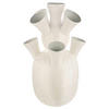 BODENVASE  - Weiss, Basics, Metall (28,5/49cm)