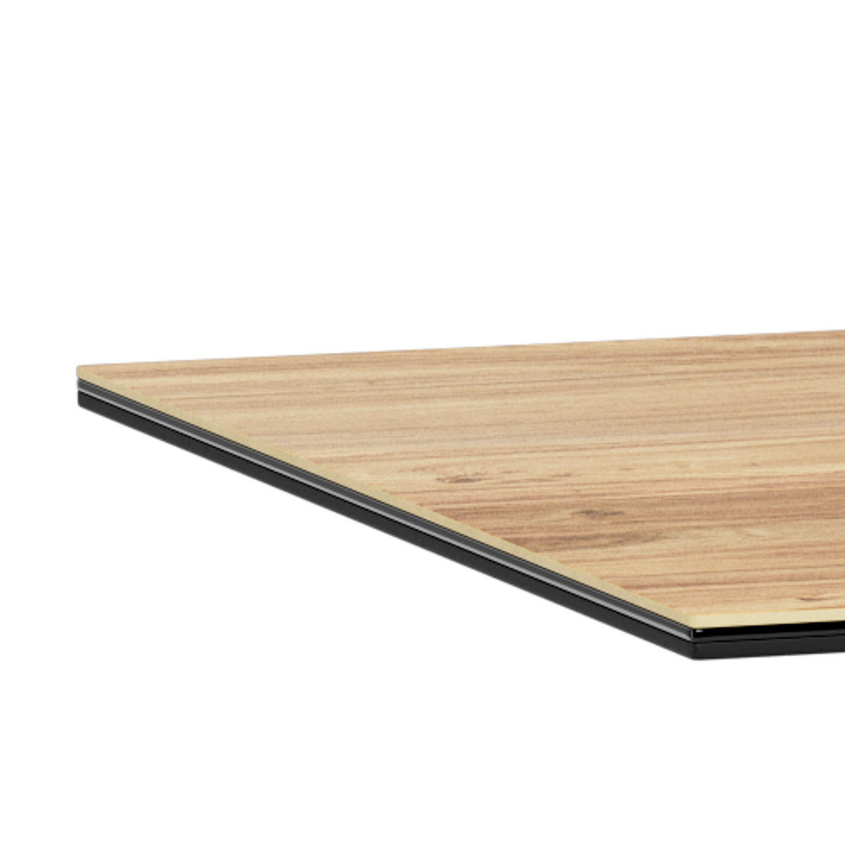 ESSTISCH in Metall, Glas, Keramik 160/90/75,5 cm  - Eichefarben/Schwarz, MODERN, Glas/Keramik (160/90/75,5cm) - MID.YOU