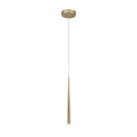 LED-PENDELLEUCHTE Cala 14/150 cm   - Goldfarben, Design, Metall (14/150cm) - Trio Leuchten