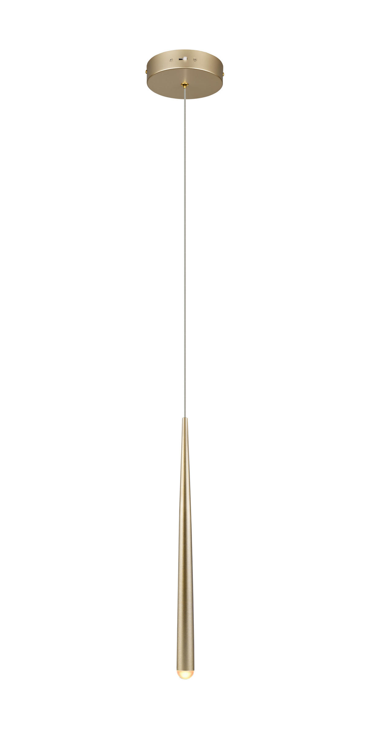 LED-PENDELLEUCHTE Cala 14/150 cm   - Goldfarben, Design, Metall (14/150cm) - Trio Leuchten