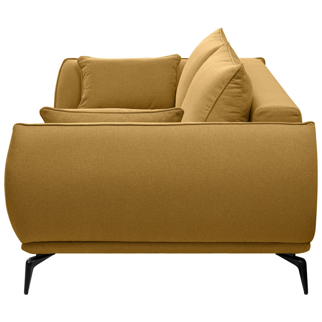 Thumbnail - Mid.you 2-Sitzer-Sofa, Gelb, Textil, Füllung: Schaumstoff,Silikon, 208x86x118 cm, Made in EU, Stoffauswahl, Wohnzimmer, ...