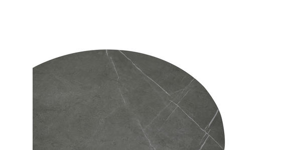 BEISTELLTISCH in Metall, Glas, Keramik 50/50/54 cm  - Schwarz/Grau, Design, Glas/Keramik (50/50/54cm) - Dieter Knoll