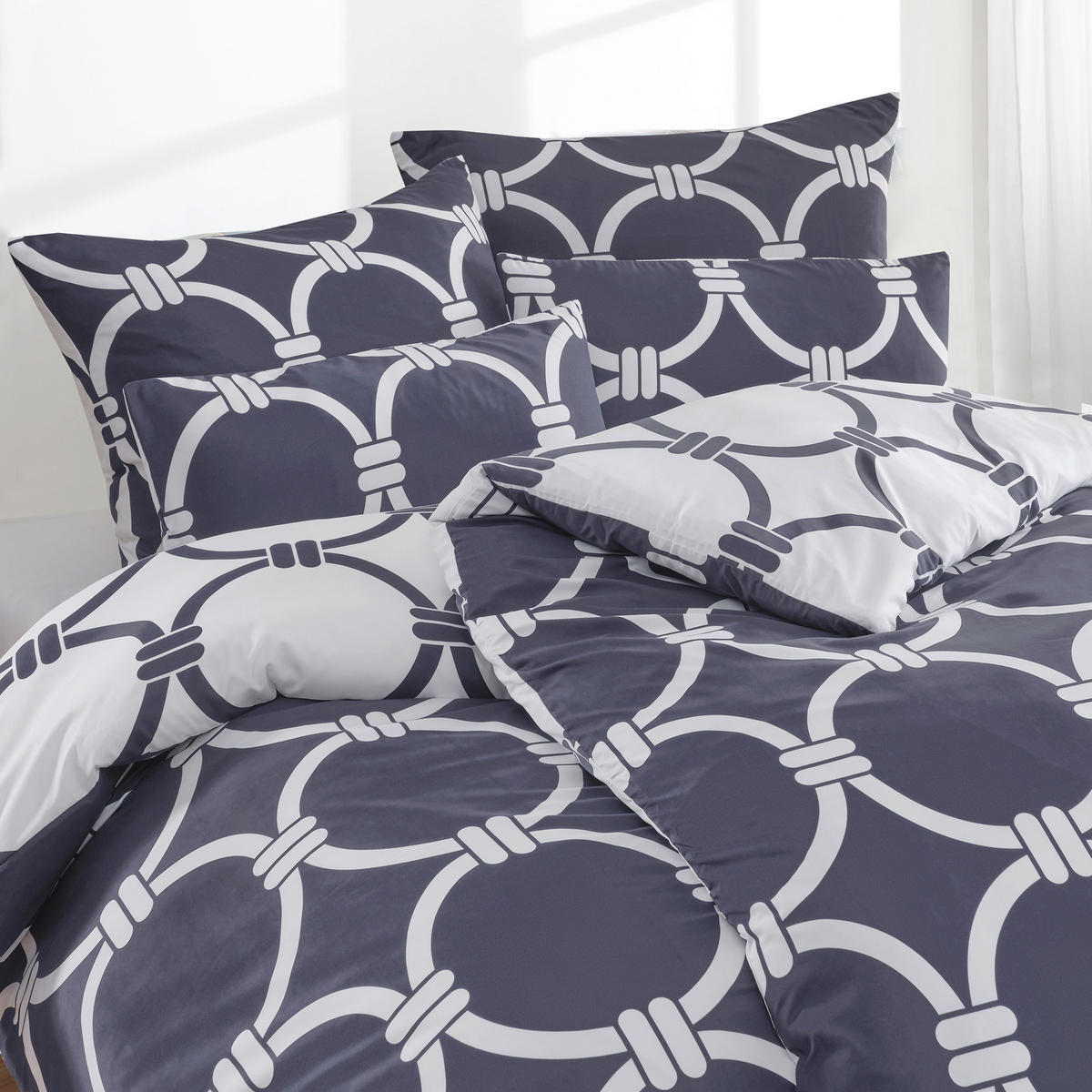 BETTWÄSCHE 140/200 cm  - Blau, MODERN, Textil (140/200cm) - Florella