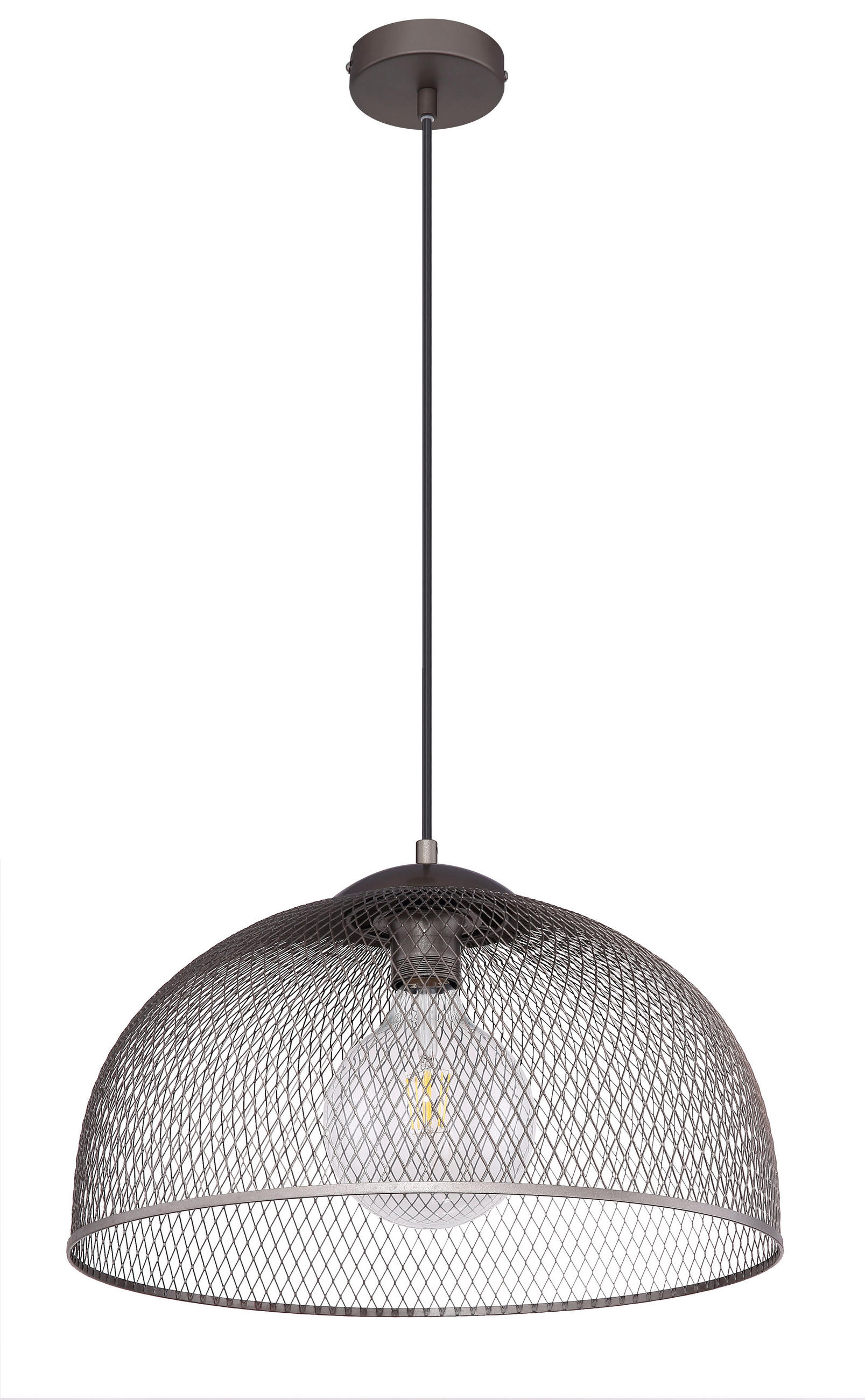 VISEČA SVETILKA        40/150 cm      E27 - temno rjava, Basics, kovina (40/150cm)