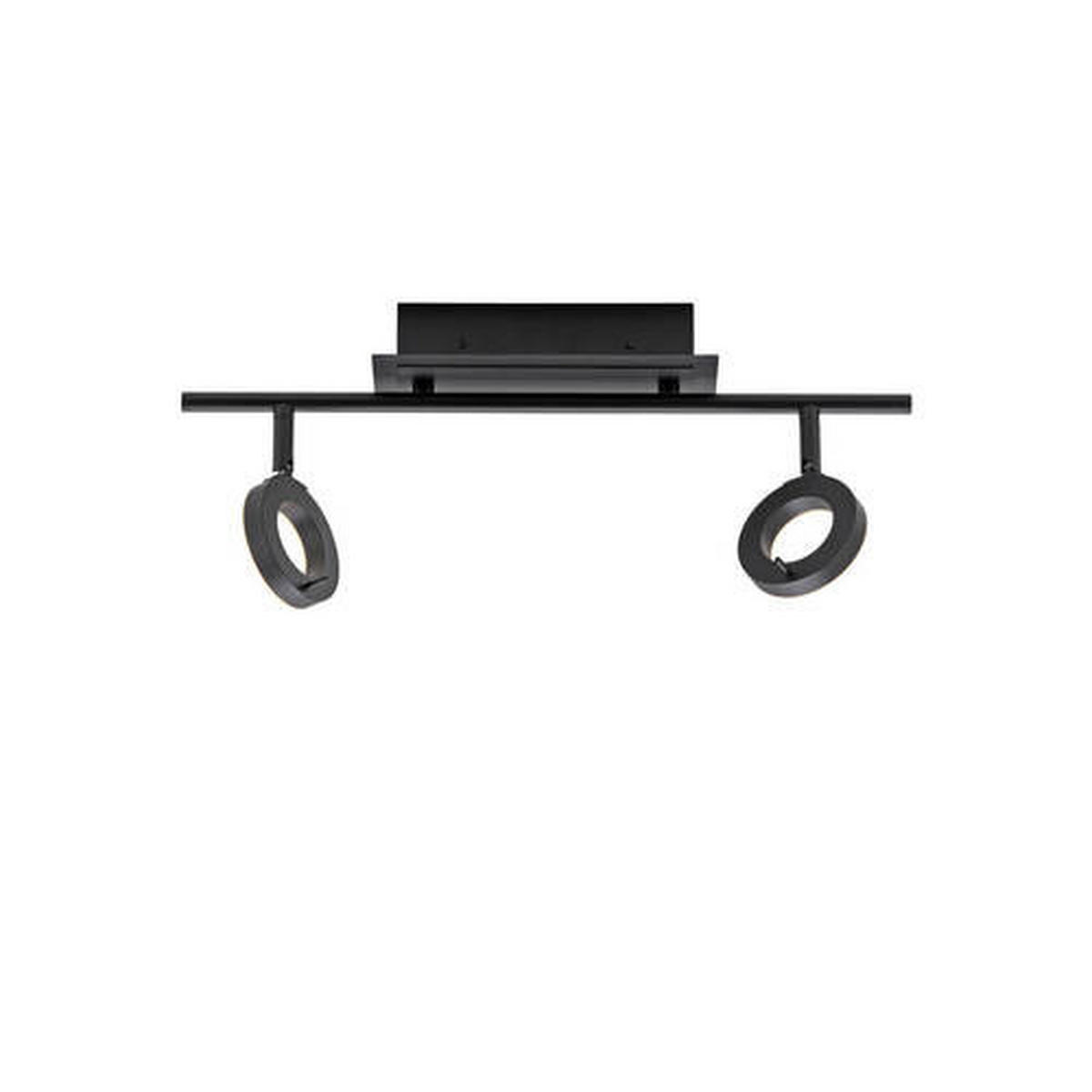 BADEZIMMER-DECKENLEUCHTE    50,5/18/19 cm  - Anthrazit, Design, Kunststoff/Metall (50,5/18/19cm) - Paul Neuhaus