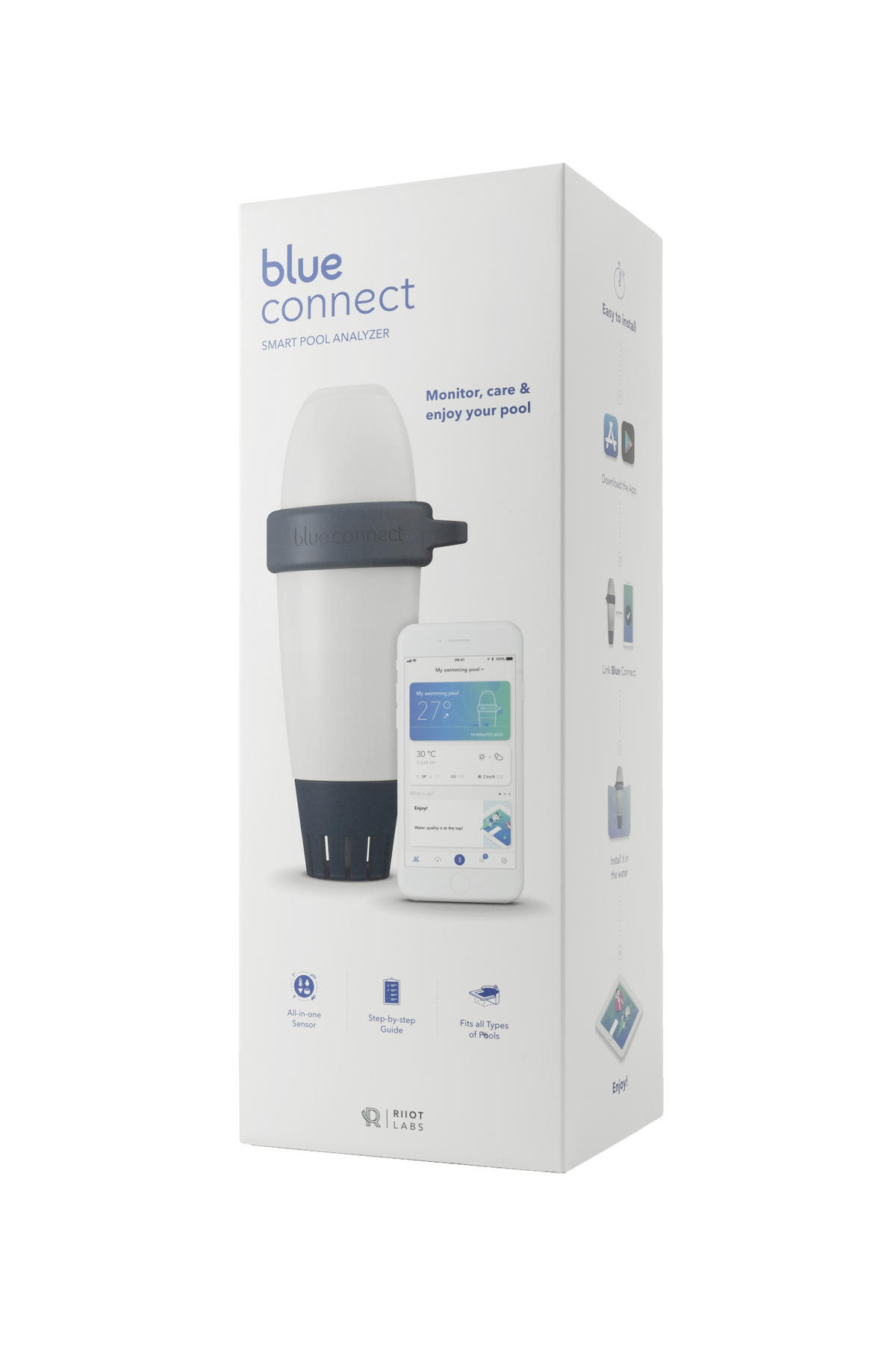 ANALYSEGERÄT BLUE CONNECT 2021  - KONVENTIONELL, Kunststoff (9,6/9,6/25cm) - Gre