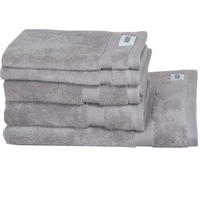 FROTTIERSET SW-Cuddly Grau 5-teilig  - Grau, Basics, Textil - Schöner Wohnen