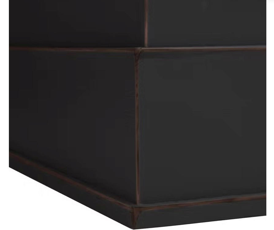BÜCHERWAND Pinie massiv Schwarz - Schwarz/Bronzefarben, LIFESTYLE, Holz/Metall (214/238,5/46,5cm) - Livetastic