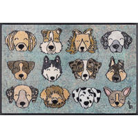 FUßMATTE  50/75 cm  Multicolor  - Multicolor, Trend, Kunststoff/Textil (50/75cm) - wash+dry