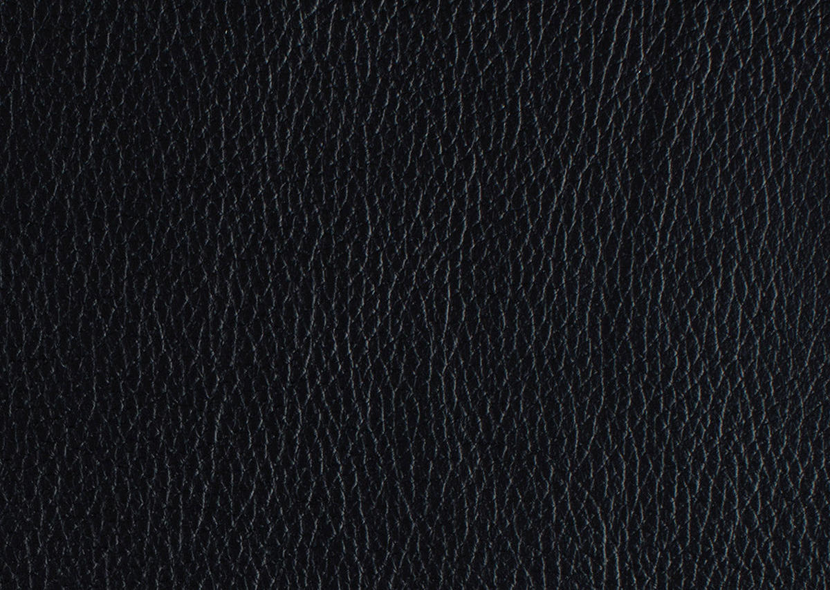 ECKSOFA in Echtleder Schwarz  - Schwarz, Design, Leder/Metall (328/193cm) - Dieter Knoll