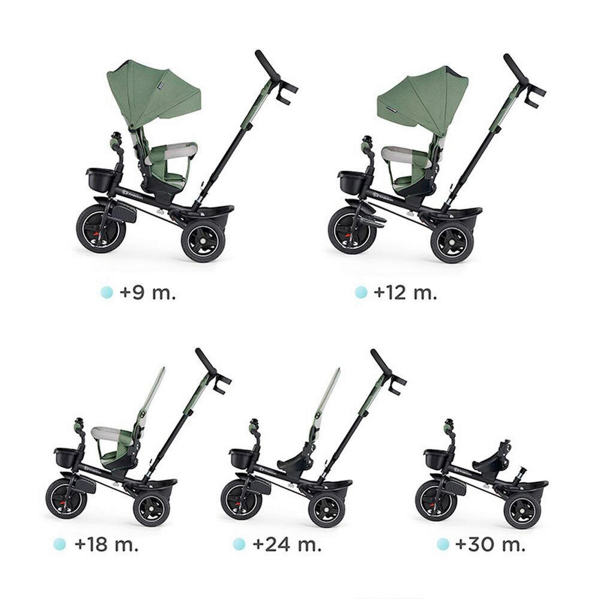 TRICIKL  SPINSTEP  - Basics, drvo/metal (51/108/106cm) - Kinderkraft