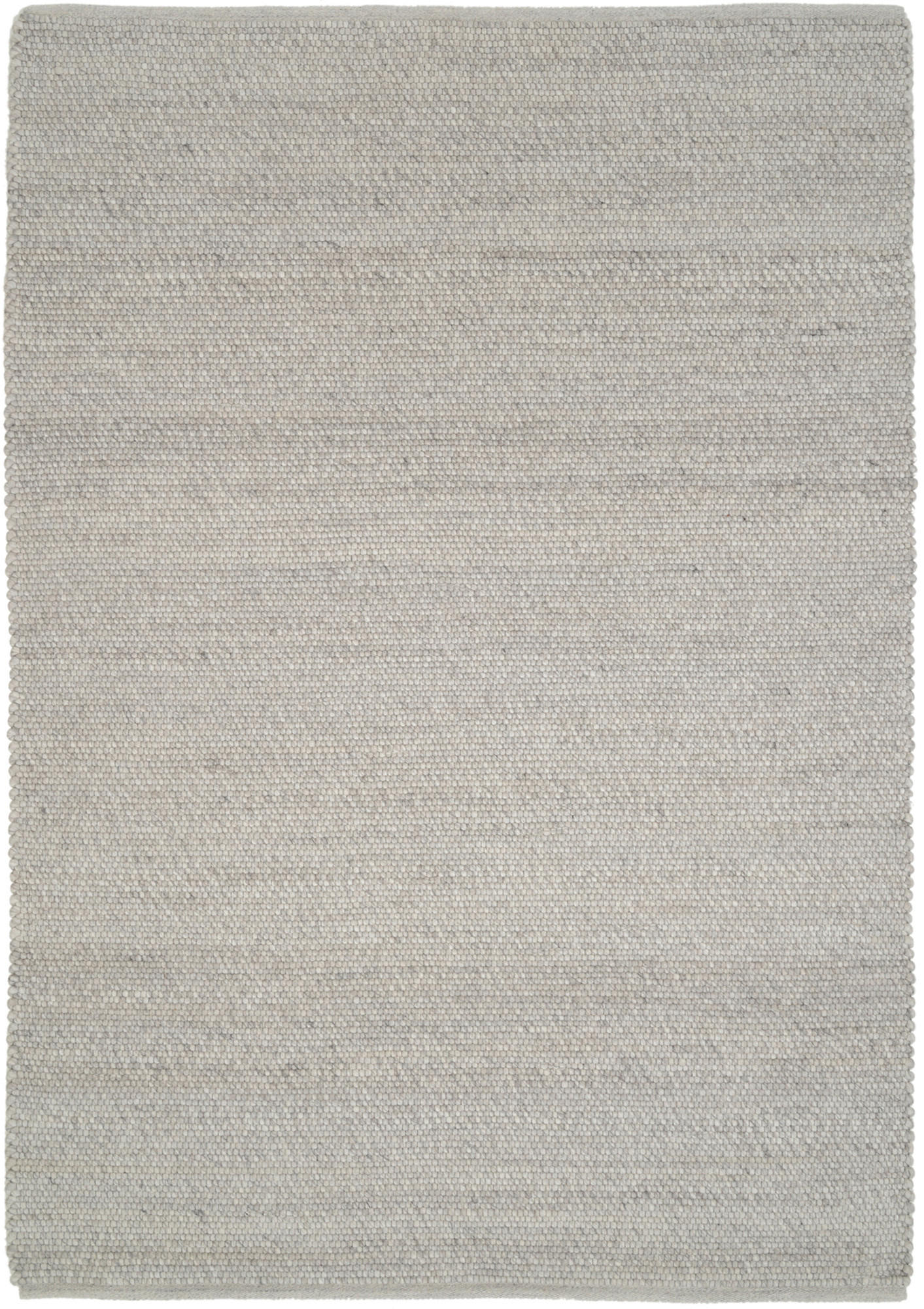 HANDWEBTEPPICH 200/200 cm Helsinki Silberfarben - Silberfarben, Basics, Textil (200/200cm) - Linea Natura