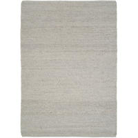 HANDWEBTEPPICH 200/200 cm Helsinki Silberfarben  - Silberfarben, Basics, Textil (200/200cm) - Linea Natura