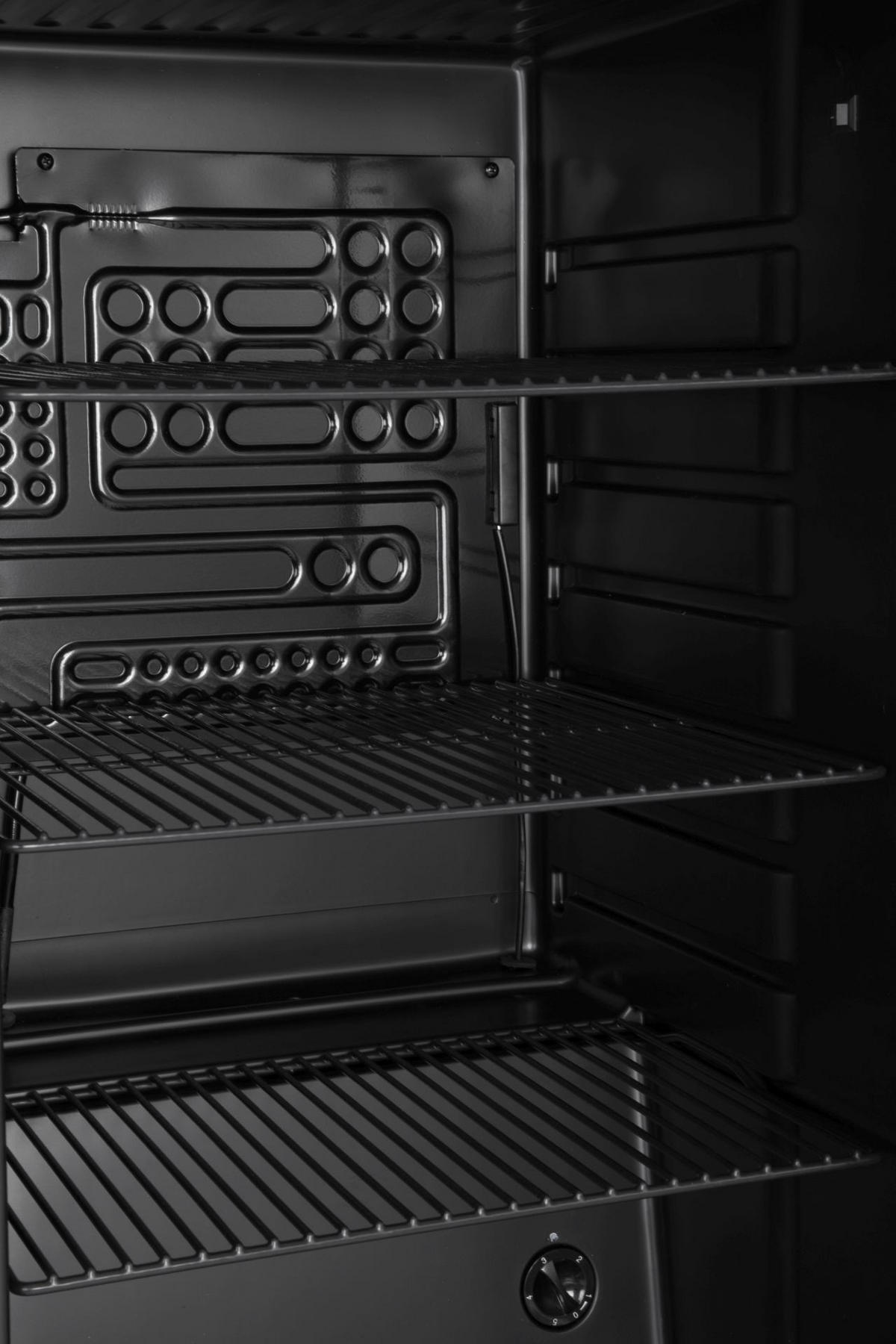 KÜHLSCHRANK 46,5/84,5/47 cm BG-93  - Schwarz, Basics, Glas/Metall (46,5/84,5/47cm) - Atrigo