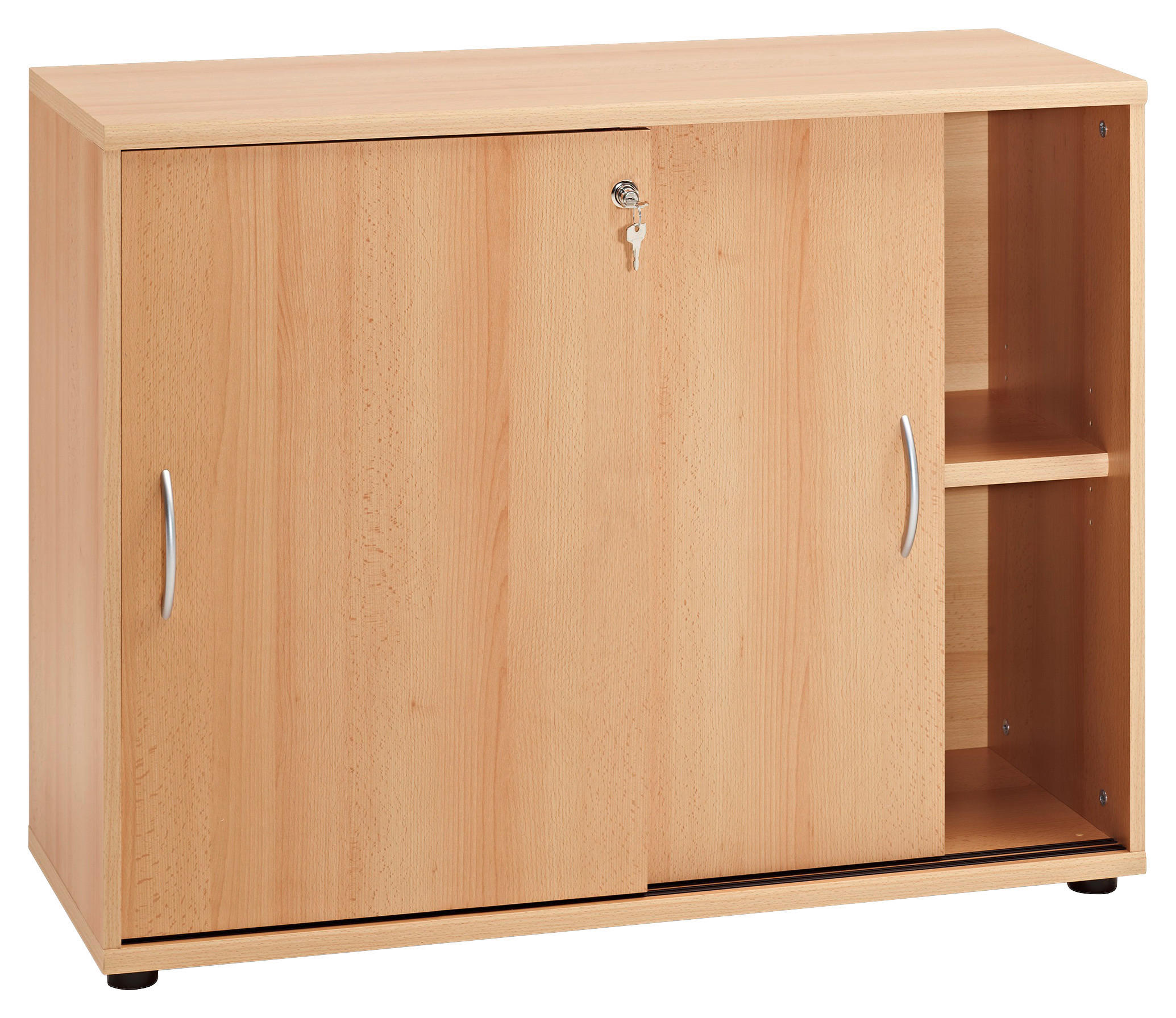 AKTENSCHRANK Buchefarben  - Buchefarben, Basics, Holzwerkstoff (100/77,4/39,5cm) - MID.YOU