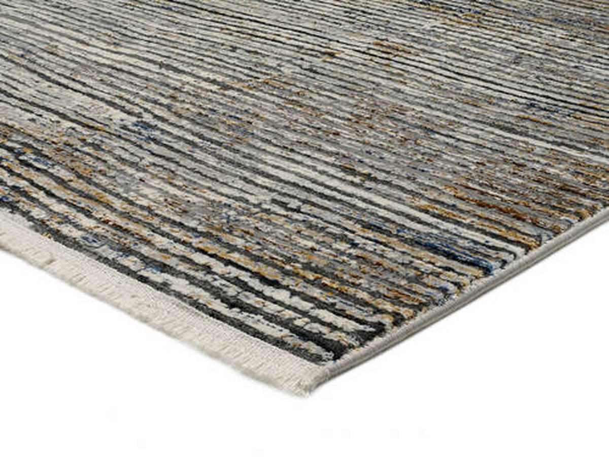 WEBTEPPICH 200/290 cm Colorado Stripe Schwarz, Beige  - Beige/Schwarz, Design, Textil (200/290cm) - Musterring