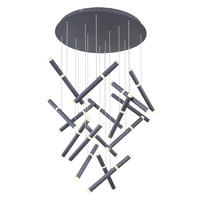 VISEČA LED-SVETILKA  KELSY //4000 K/230 V/ - barve grafita/opal, Trendi, kovina/umetna masa (85/250cm)