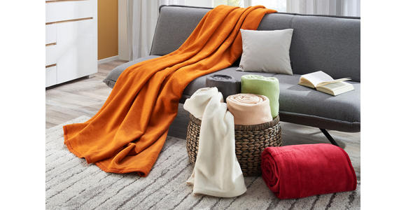 PLAID Melanie 150/200 cm - Silberfarben, Basics, Textil (150/200cm) - Novel