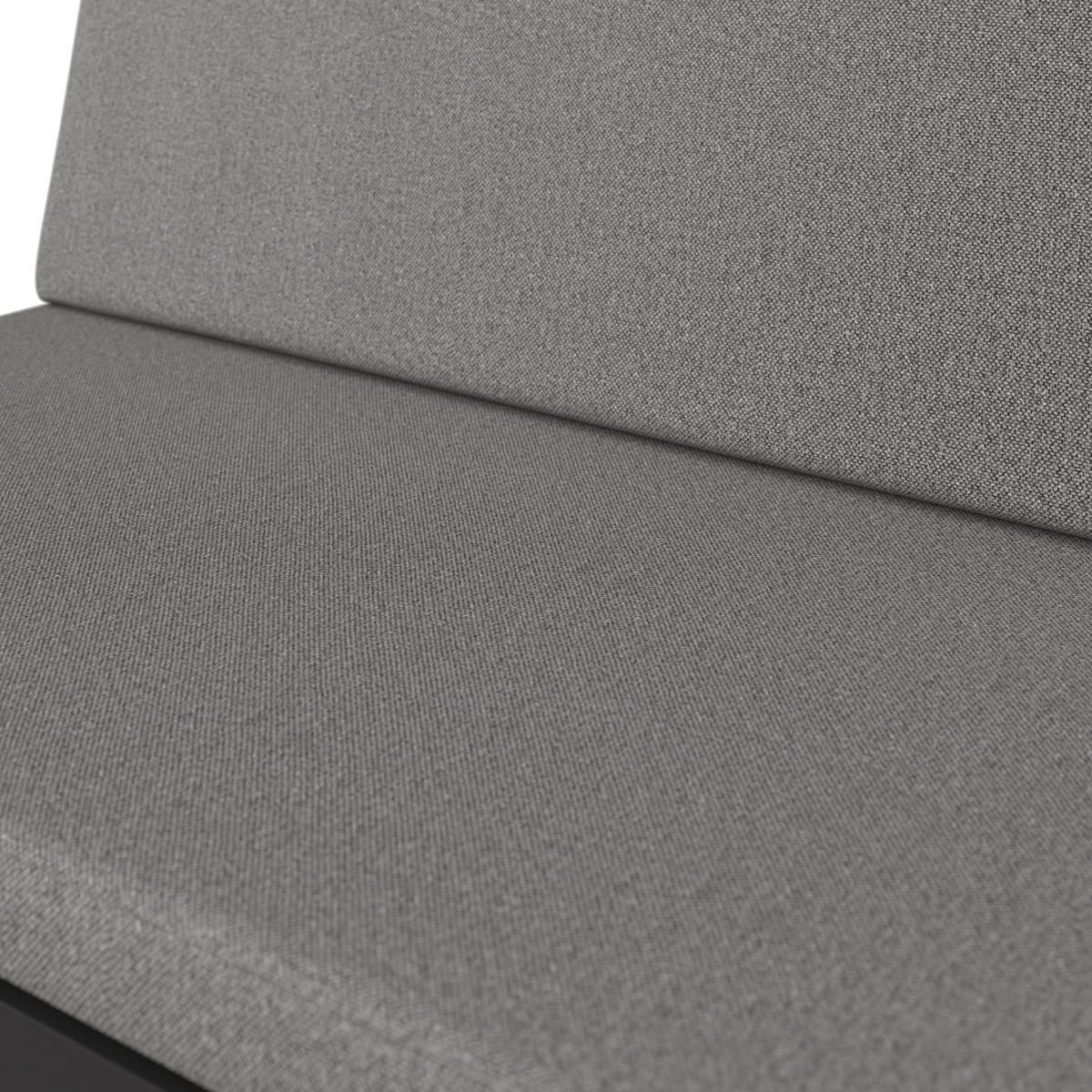 GARTENSET Webstoff Aluminium  - Anthrazit/Hellgrau, MODERN, Kunststoff/Textil - Ambia Garden