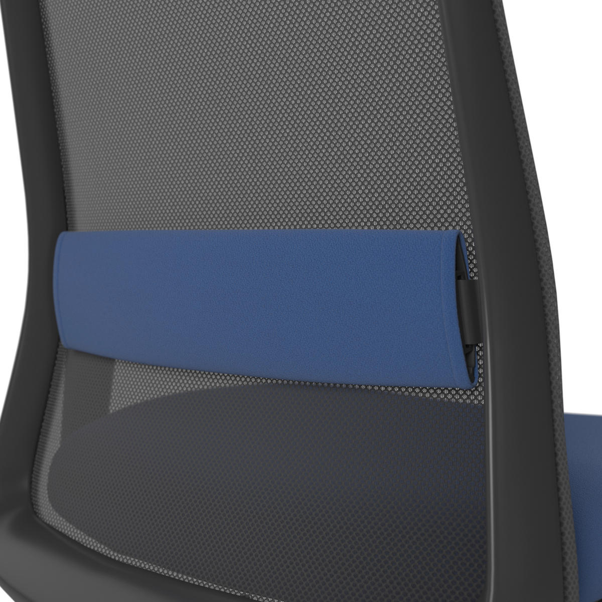 DREHSTUHL Blau, Schwarz  - Blau/Schwarz, MODERN, Kunststoff/Textil (70/103-115/70cm)