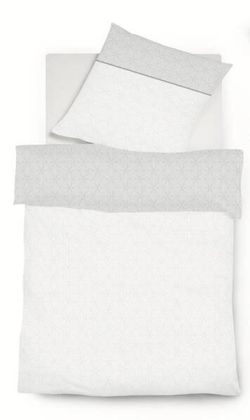 BETTWÄSCHESET Black Premium Damast Damast 160/210 cm  65 cm/100 cm  - Anthrazit, Basics, Textil (160/210cm) - Fleuresse