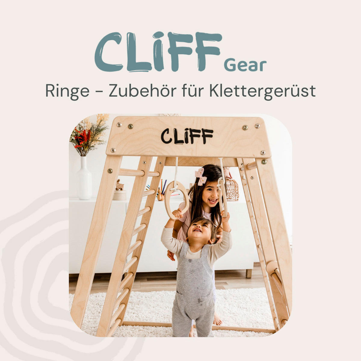 KLETTERGERÜST ZUBEHÖR  - Birkefarben, Basics, Holz (15/17cm) - CLIFF