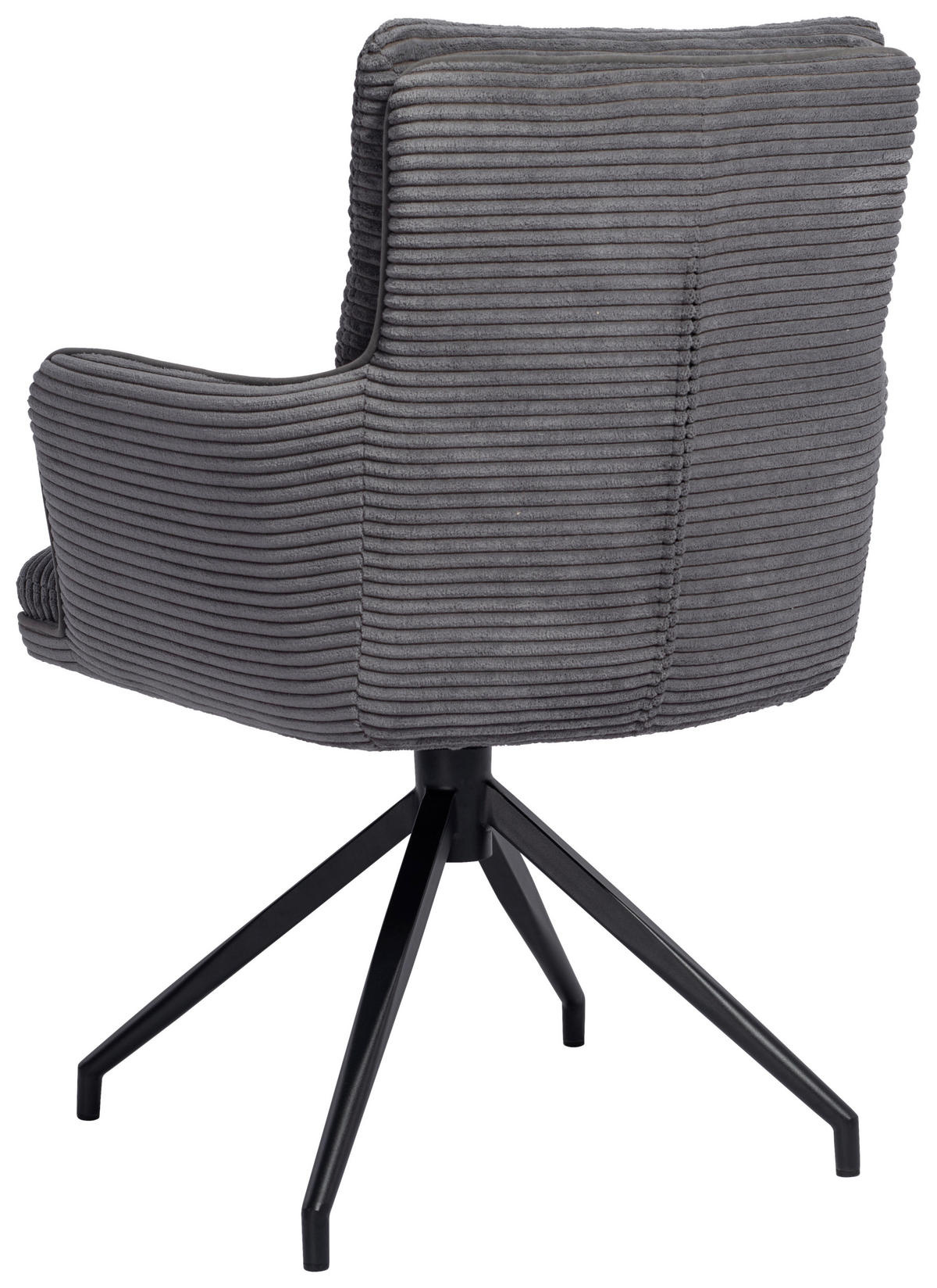 STOL MED ARMSTÖD järn manchester  - blågrå/svart, Design, metall/textil (66/89/64cm) - Stylife