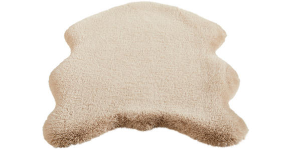 KUNSTFELL 60/90 cm Luna  - Taupe, Trend, Textil (60/90cm) - Novel