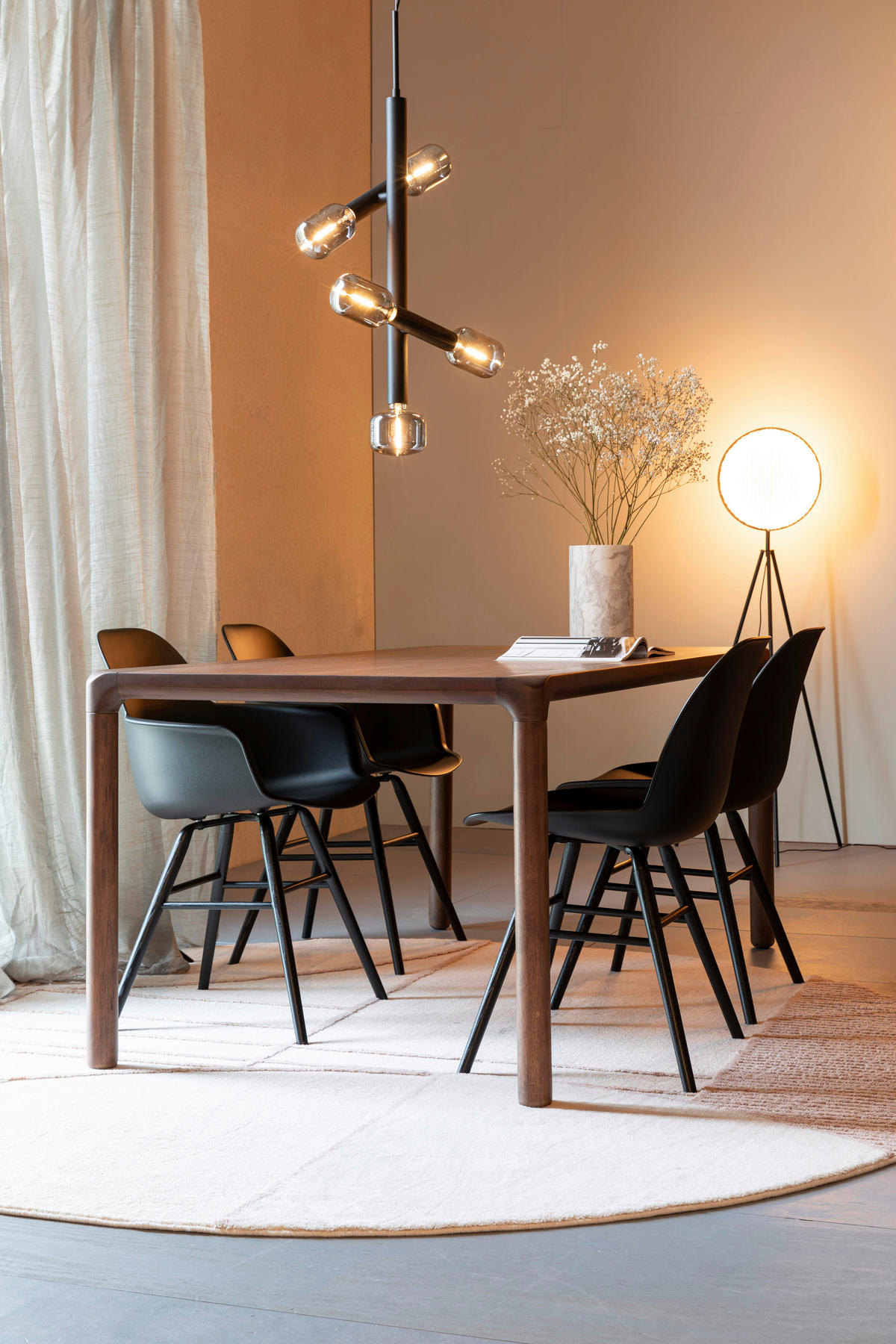 ESSTISCH Walnuss furniert rechteckig Walnussfarben  - Walnussfarben, Basics, Holz/Holzwerkstoff (180/90/75cm) - Zuiver