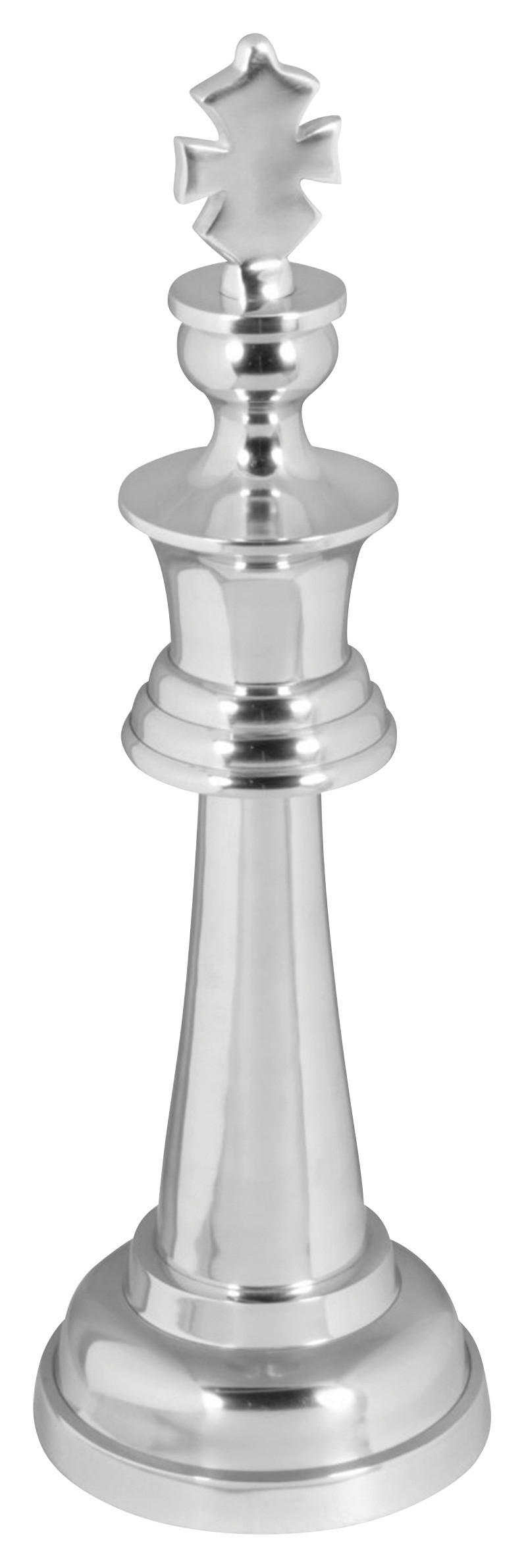 SKULPTURA - srebrne barve, Moderno, kovina (22/70/22cm) - MID.YOU