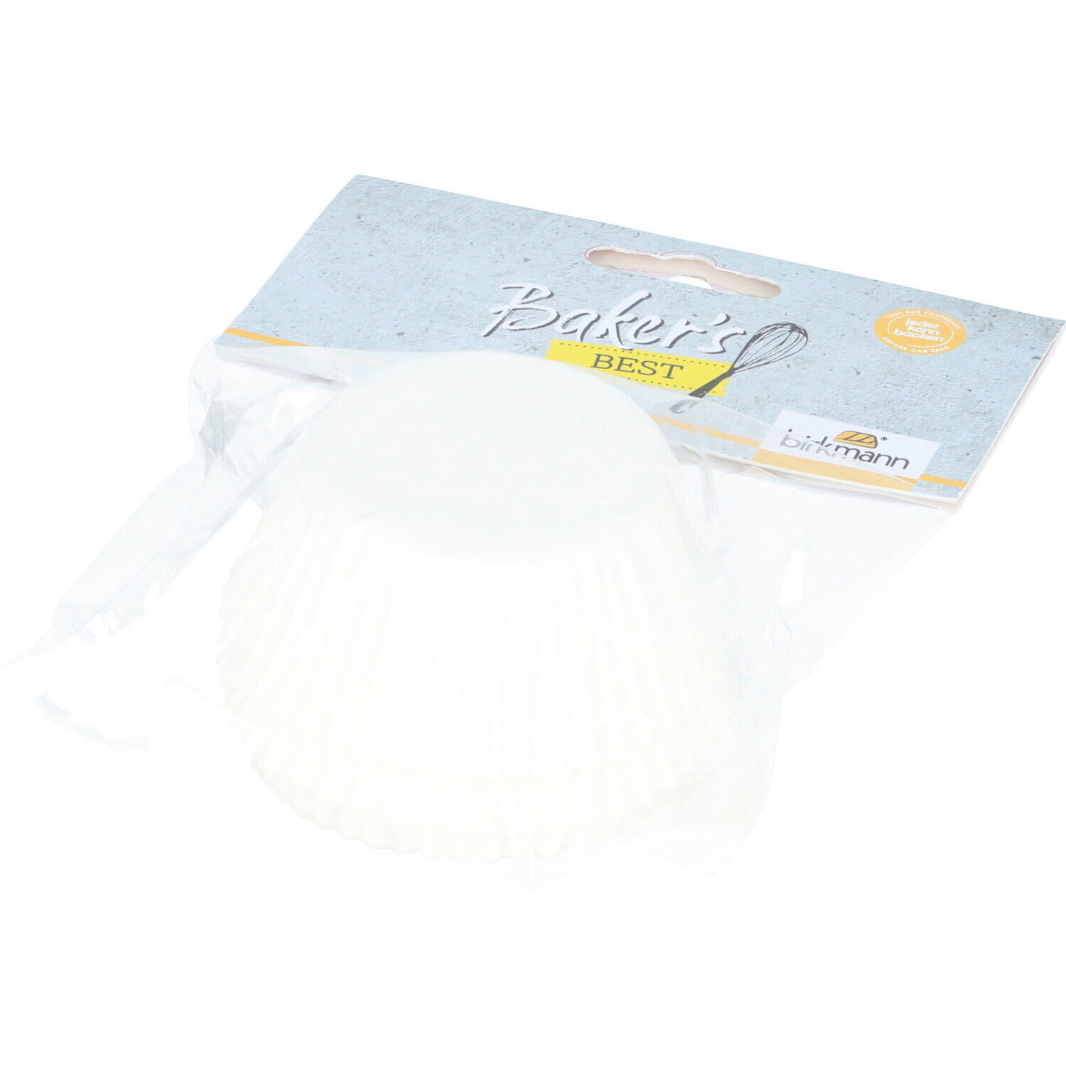 Muffinsformar 75-pack - vit, Basics, papper (7/3/7cm) - Birkmann