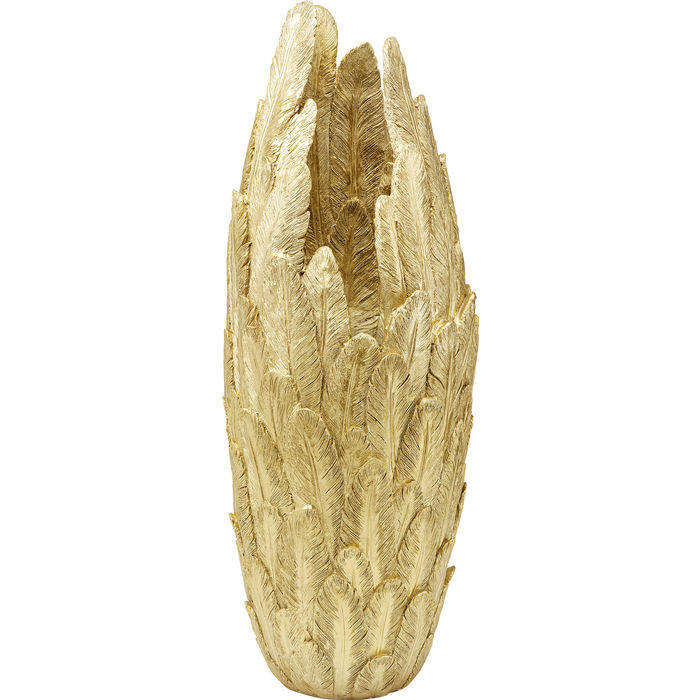 VASE  - Goldfarben, Design, Kunststoff (34/80/34cm)