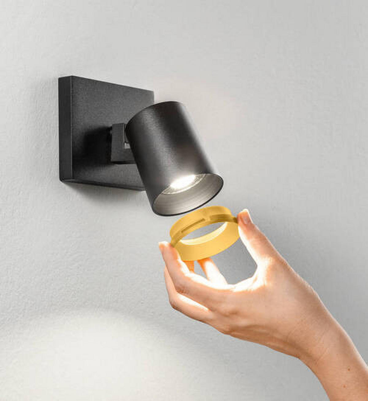 STRAHLER Modo 9/11/11 cm   - Schwarz, Basics, Metall (9/11/11cm) - Fabas Luce