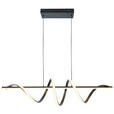 LED-HÄNGELEUCHTE 101/25/150 cm  - Schwarz, Design, Kunststoff/Metall (101/25/150cm) - Novel