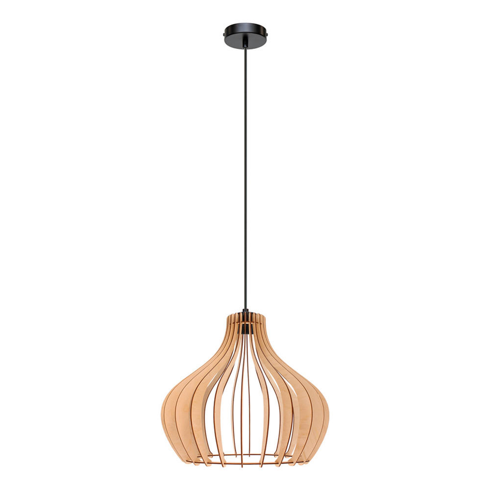 HÄNGELEUCHTE 60114160 ARATA 41/41/137 cm  - Hellbraun, Natur, Holz (41/41/137cm)